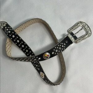 Pittsburgh Steelers glitzy bling belt
